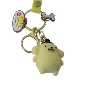 Hello Kitty Keychain Bag Charm Wristlet Pink Anime‎ NEW